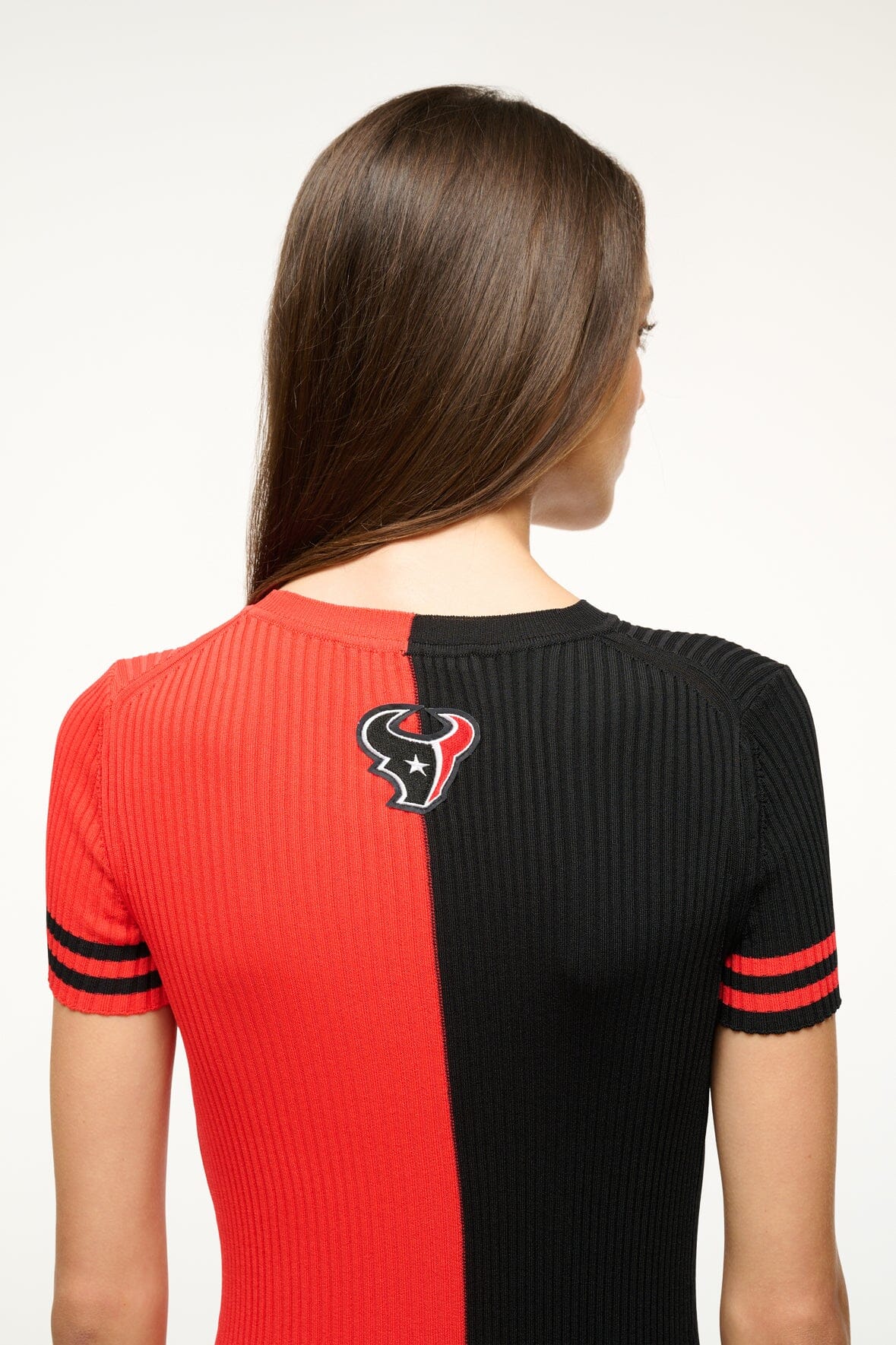 Image THE STAUD NFL COLLEEN DRESS | TEXANS 2 of 7 and Clicking this image will trigger a zoom pop-up