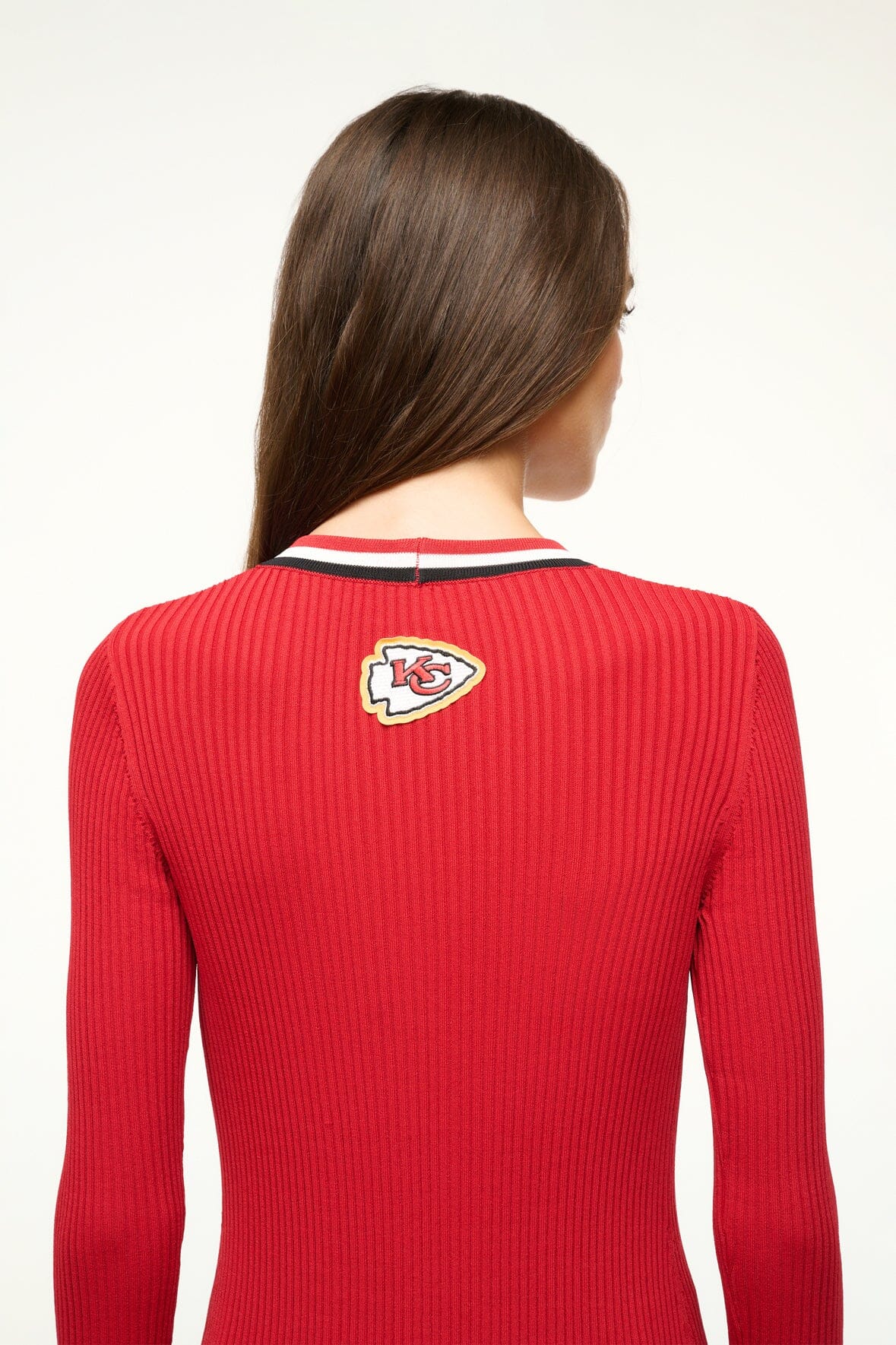 Image THE STAUD NFL SHOKO SWEATER | CHIEFS 2 of 5 and Clicking this image will trigger a zoom pop-up