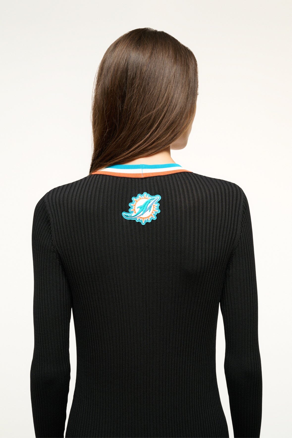 Image THE STAUD NFL SHOKO SWEATER | DOLPHINS 2 of 7 and Clicking this image will trigger a zoom pop-up