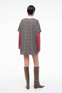 PINE STRIPE BURGUNDY STRIPE