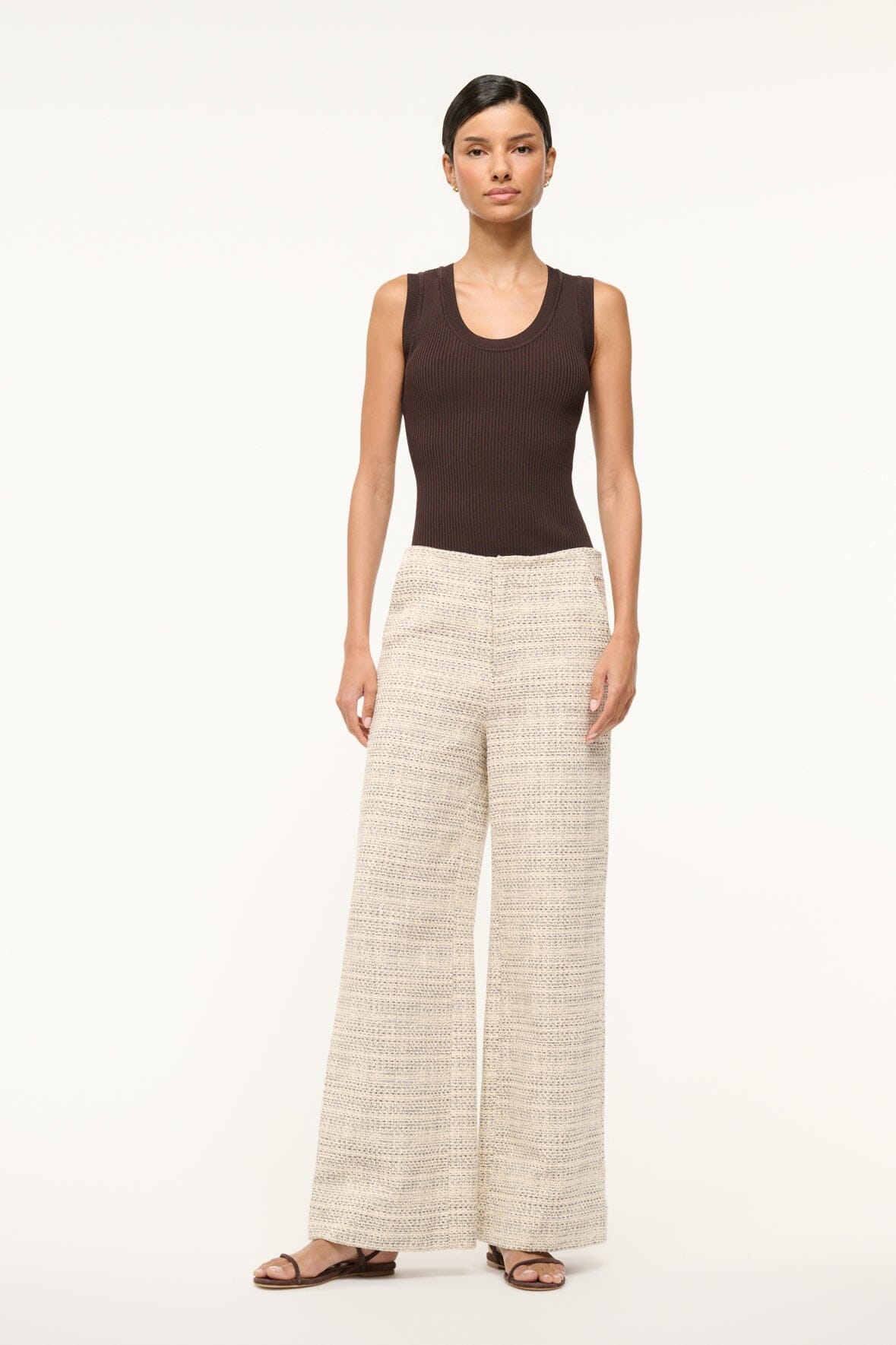 Image LILIA PANT | IVORY MULTI 3 of 6 and Clicking this image will trigger a zoom pop-up