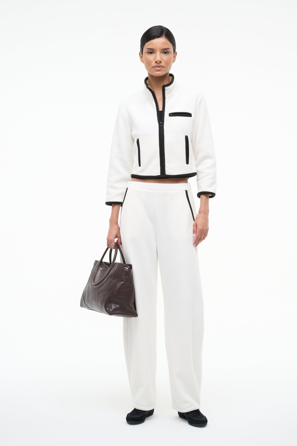 STAUD MATCH PANT IVORY