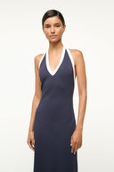 Image NAOMI DRESS | NAVY WHITE 4 of 4