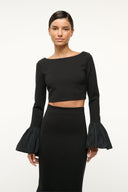 PAIGE CROPPED TOP | BLACK