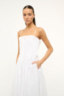 MIDI BELLA DRESS | WHITE