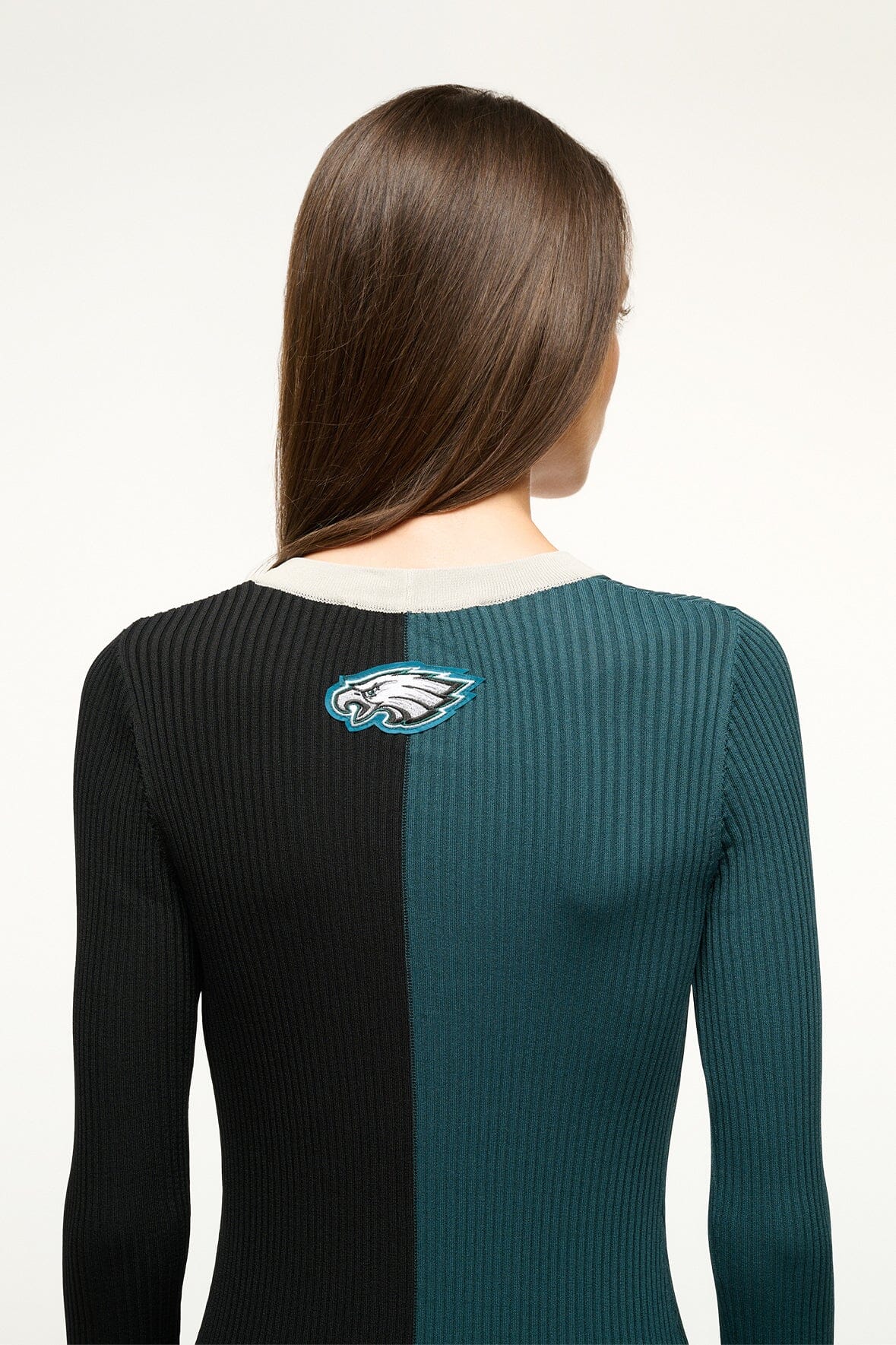 Image THE STAUD NFL SHOKO SWEATER | PHILADELPHIA EAGLES 2 of 7 and Clicking this image will trigger a zoom pop-up