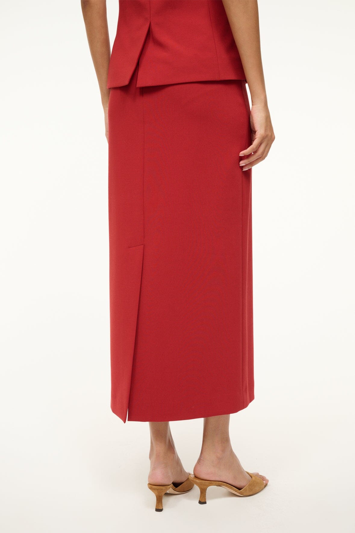 Image SMITH SKIRT | ROUGE 5 of 6 and Clicking this image will trigger a zoom pop-up