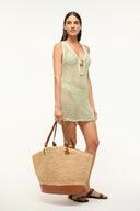 Image SQUILLO RAFFIA TOTE | NATURAL TAN 2 of 7