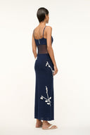 Image TARA DRESS | NAVY WHITE 4 of 4