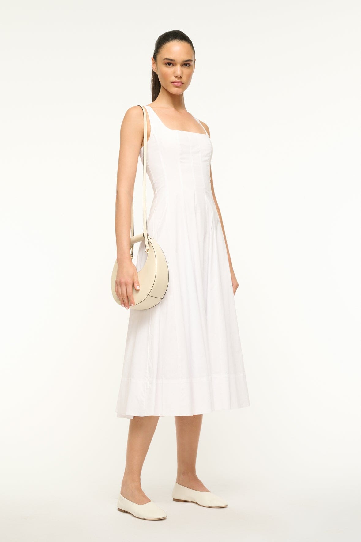 Image MINI MOON BAG | CREAM 6 of 7 and Clicking this image will trigger a zoom pop-up