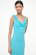 Image VIENNA COVERUP DRESS | TEAL 3 of 6