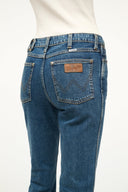 Image STAUD + WRANGLER THE CROPPED BOOT JEAN | INDIGO WASH 5 of 6