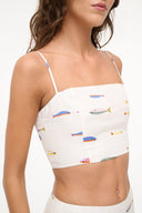 Image FEDERICO LINEN TOP | POP SARDINES IVORY 5 of 7