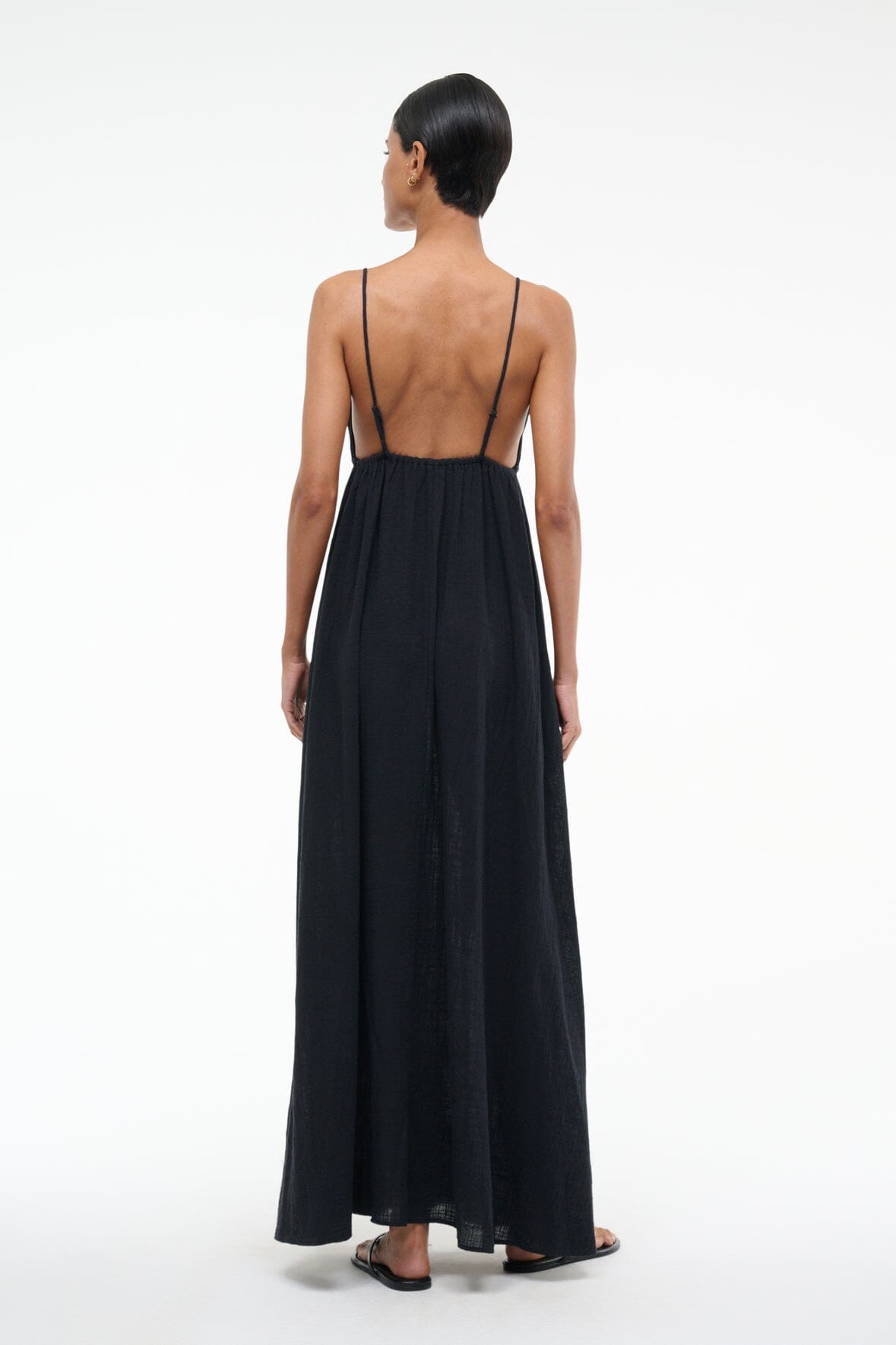 Image HANNA COVERUP DRESS | BLACK 4 of 6 and Clicking this image will trigger a zoom pop-up