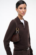 OLLIE BAG | ESPRESSO CROCO