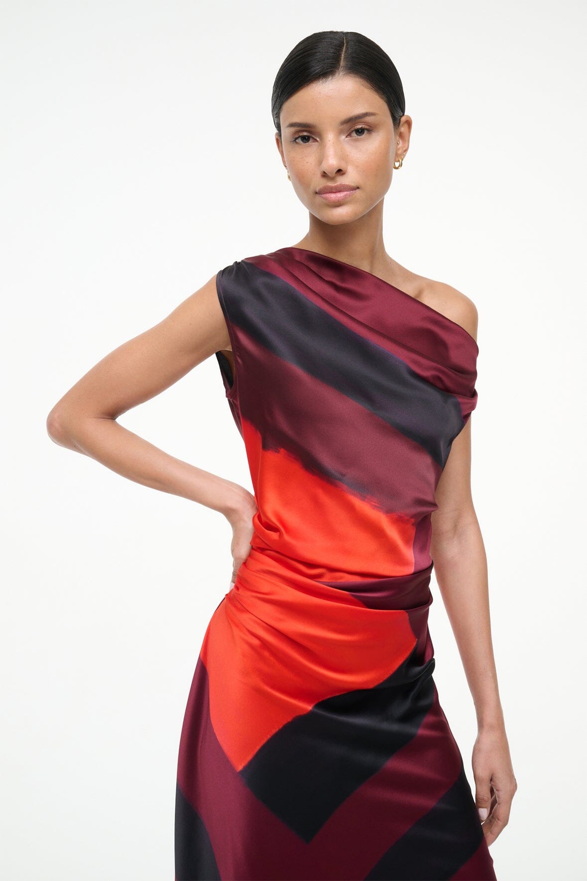 staud phare silk dress phare silk dress STAUD, Phare Silk Dress in Navy, Size 8