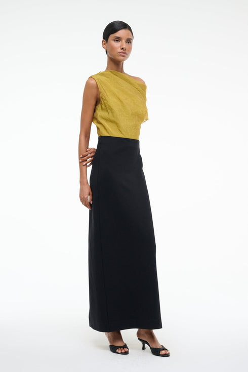 Go to TOPAZ DRESS CHARTREUSE BLACK view 2