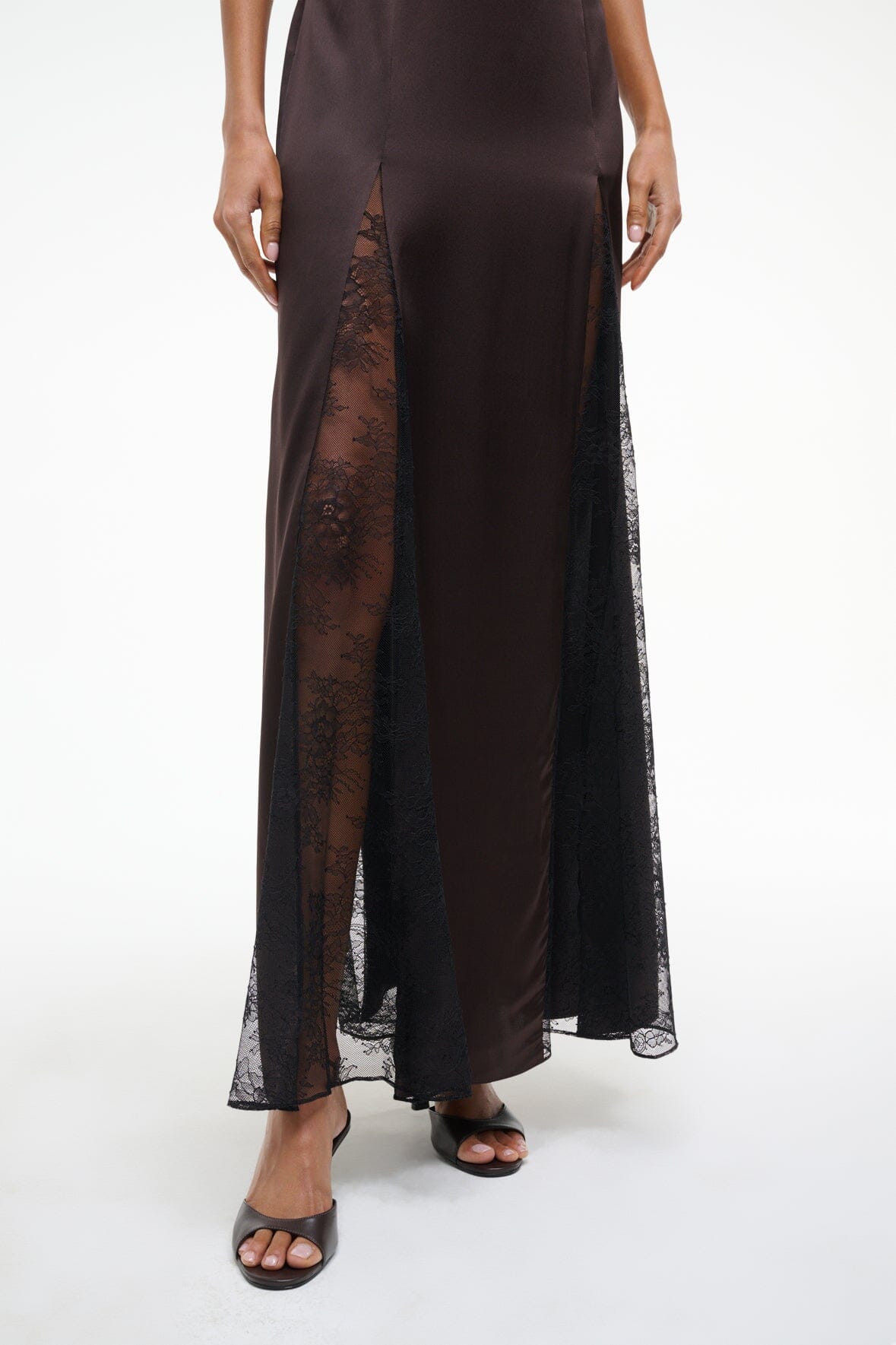 Image TRINITY SILK DRESS | EARTH 5 of 7 and Clicking this image will trigger a zoom pop-up
