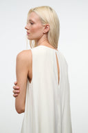 DALIA SILK DRESS | IVORY IVORY / XS