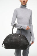 Image HESTER SATCHEL | ESPRESSO WOVEN LEATHER 2 of 7