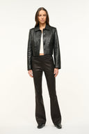 Image LEATHER MARINO JACKET | BLACK 2 of 6