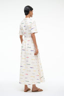 Image MERYL LINEN DRESS | POP SARDINES IVORY 3 of 6