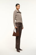 Image VALERIE SHOULDER BAG | MAHOGANY SUEDE 7 of 7