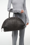 Image HESTER SATCHEL | ESPRESSO WOVEN LEATHER 6 of 7