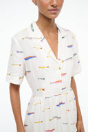 Image MERYL LINEN DRESS | POP SARDINES IVORY 4 of 6