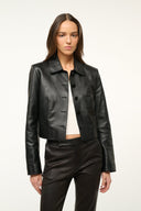 Image LEATHER MARINO JACKET | BLACK 1 of 6