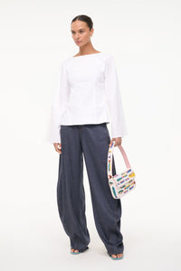 TOMMY BEADED BAG | IVORY CHERRY BLOSSOM TOILE