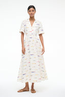Image MERYL LINEN DRESS | POP SARDINES IVORY 5 of 6