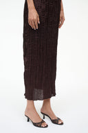 BRIGITTE HAND-KNOTTED MULE | ESPRESSO