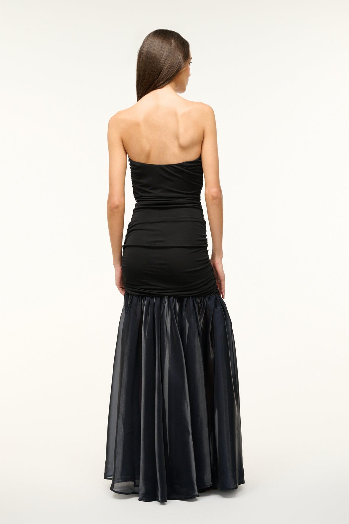 Image LIYA DRESS | BLACK NAVY 4 of 5 and Clicking this image will trigger a zoom pop-up