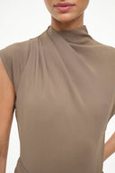 Image DAVINA DRESS | TRUFFLE 7 of 7