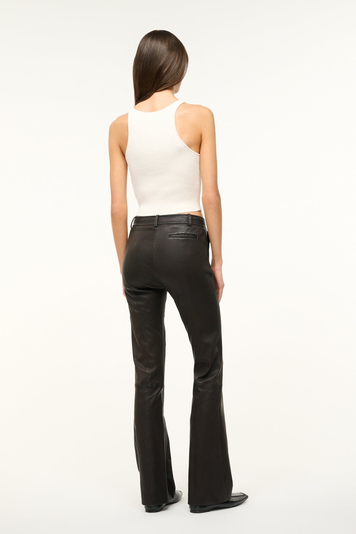 Image HANOVER LEATHER PANT | BLACK 4 of 6 and Clicking this image will trigger a zoom pop-up