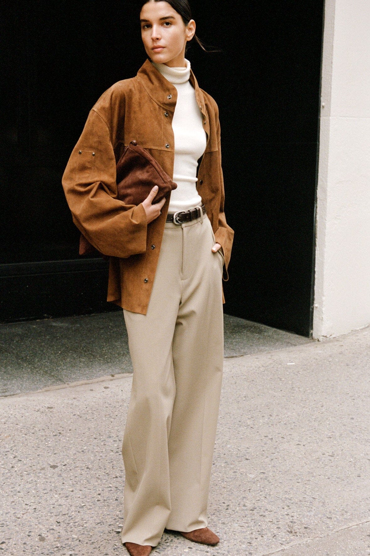 Image PRINCE SUITING PANT | CAMEL 4 of 7 and Clicking this image will trigger a zoom pop-up