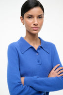 Image GEMMA CASHMERE SWEATER | SAPPHIRE 4 of 5