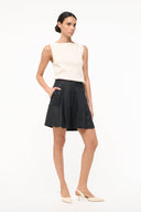 CRUZ LINEN SHORT | BLACK