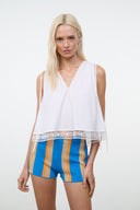 ELENA TOP | WHITE WHITE / XS