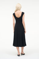 CHARLOTTE JERSEY DRESS | BLACK