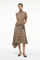 Image DAVINA DRESS | TRUFFLE 1 of 7