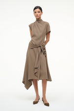 DAVINA DRESS | TRUFFLE
