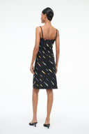 Image EVANGELINE SILK DRESS | POP SARDINES BLACK 6 of 6