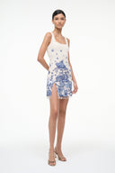 Staud Le Sable Dress Blue Toile Staud Le Sable Dress Blue Toile