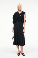 CHARLOTTE JERSEY DRESS | BLACK