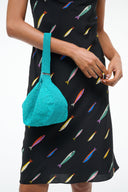 Image DEMY BEADED SHOULDER BAG | TEAL 6 of 9
