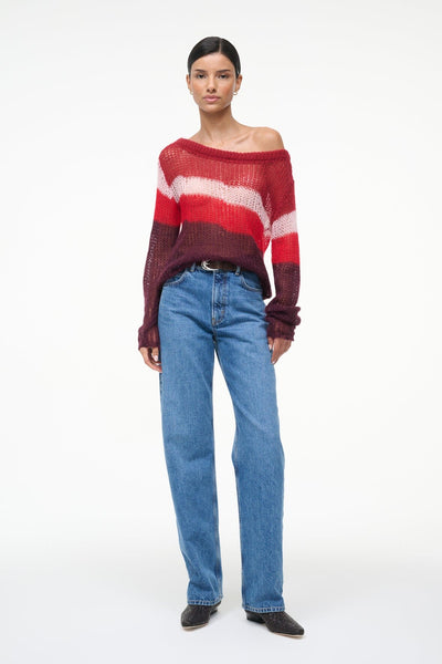 STAUD TESSA SWEATER SYRAH MULTI1