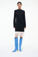 WESTERN WALLY BOOT | STAUD BLUE SUEDE