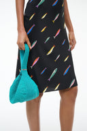 Image DEMY BEADED SHOULDER BAG | TEAL 4 of 9